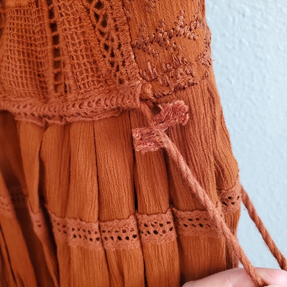 Free People Emily crochet mini dress, XS - Picture 3 of 6